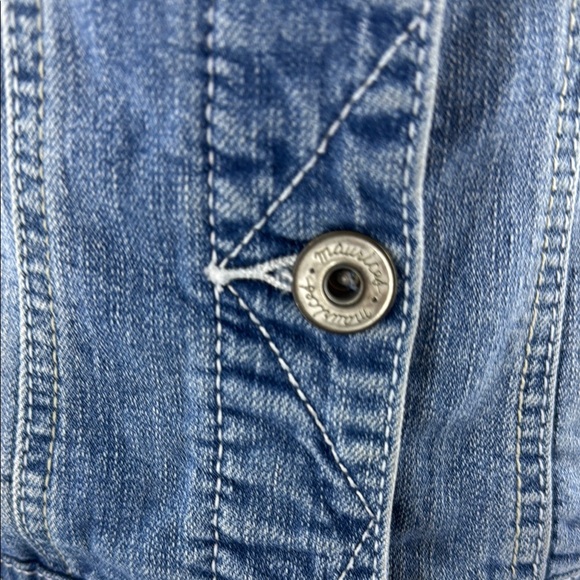 Denim Sleeveless Vest Maurice’s Large - Picture 4 of 8